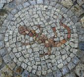 Kunstvolle Pflasterarbeiten wie diese Eidechse sind ein Markenzeichen für Ihr Grundstück.